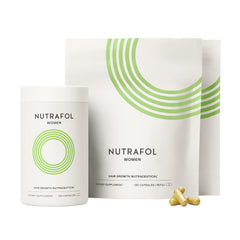Nutrafol Womens Hair Growth Supplements For Women 18-44 Years Old Clinically Proven for Visibly Thicker and Stronger Hair Dermatologist Recommended - 3 Month Supply Pack of 3