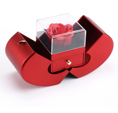 Double-Open Eternal Flower Jewelry Box