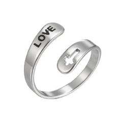 Stainless Steel Double Layer Ring