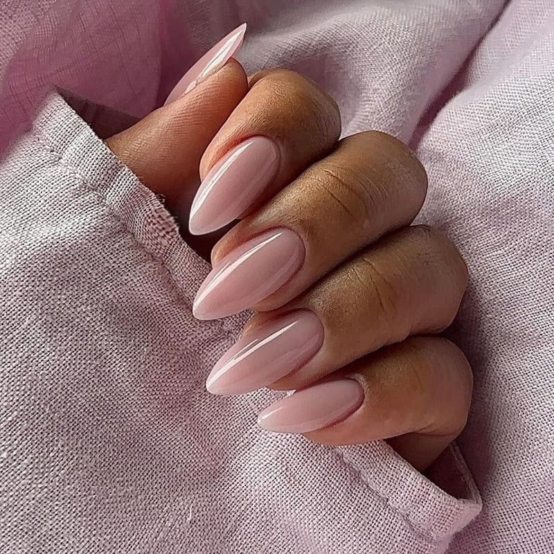Sparkling Almond Press-On Nails for Women – Perfect for Parties