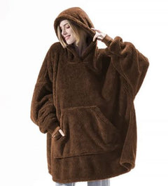 Ultra Cozy Double-Sided Fleece Wearable Blanket