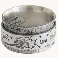 Vintage "I Am Enough" Ring