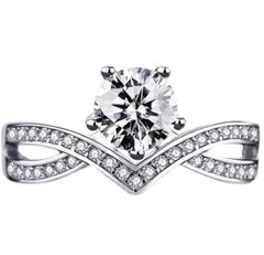Elegant Luxury Artificial Diamond Ring