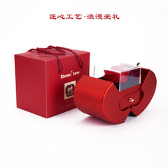 Double-Open Eternal Flower Jewelry Box