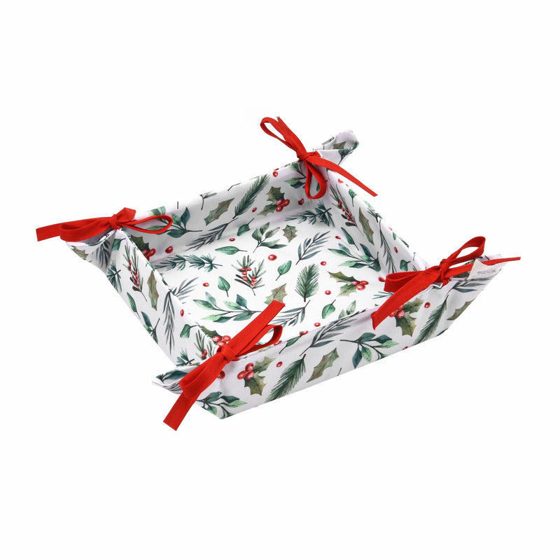 Organic Cotton Bread Bag and Basket for Home Decor