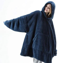 Ultra Cozy Double-Sided Fleece Wearable Blanket