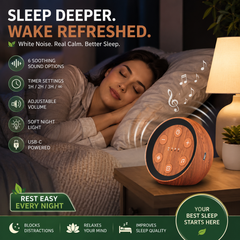 White Noise Sleep Machine – Drift Off to Better Sleep Every Night